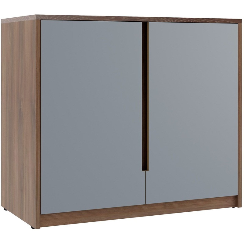 Изображение товара Греденция Artwood из МДФ и ЛДСП в цвете дуб капучино/антрацит 900х450х784 мм