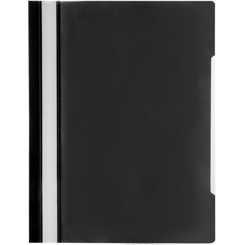 Изображение товара Скоросшиватель пластиковый Attache Элементари до 100 листов черный