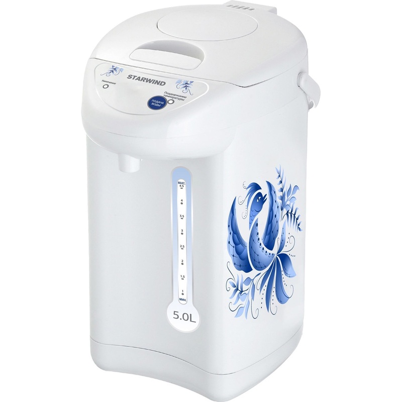 Изображение товара Термопот Starwind STP2851 белый 5 л электронная панель нагреватель металл