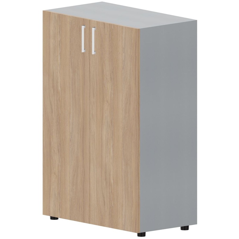 Изображение товара Шкаф для документов Mahia EMMS562TIOW (дуб светлый/титан, 800х440х1180 мм)