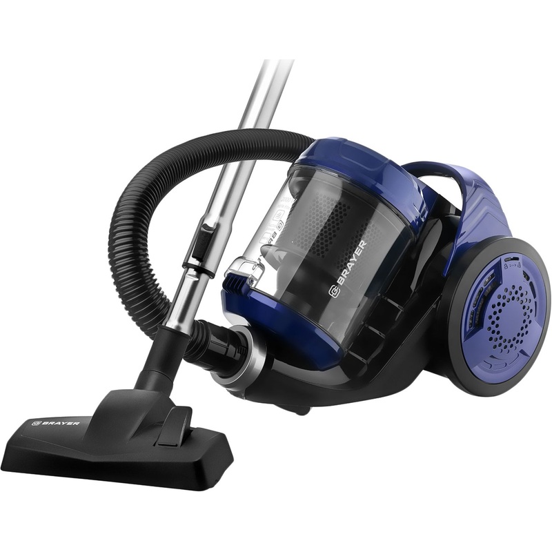 Изображение товара Пылесос Brayer BR4203 стандартный с контейнером и фильтром НЕРА