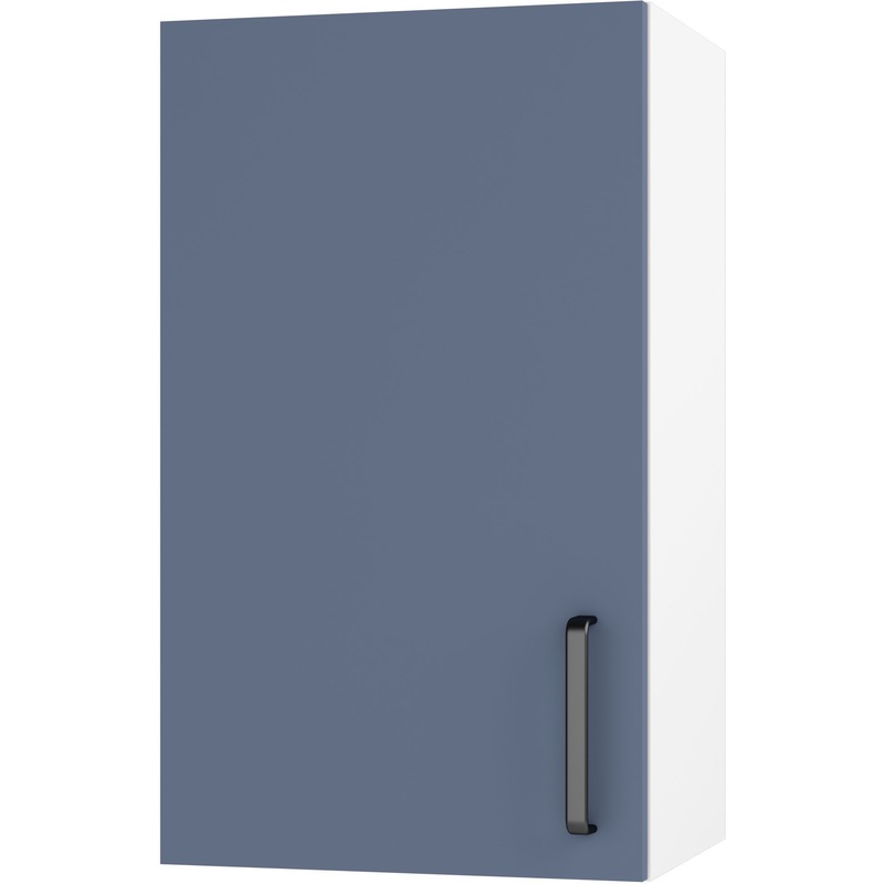 Изображение товара Шкаф кухонный Комфорт 2 911673 дымчато-голубой/белый 400x289x676 мм