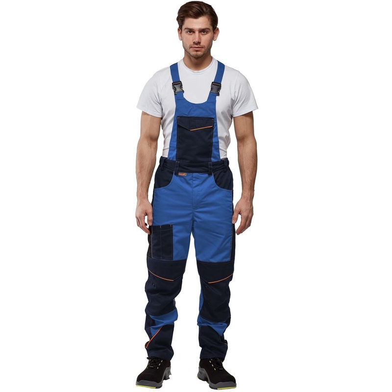 Изображение товара Рабочий летний мужской полукомбинезон Nайтстар Алькор с светоотражающими элементами, синий