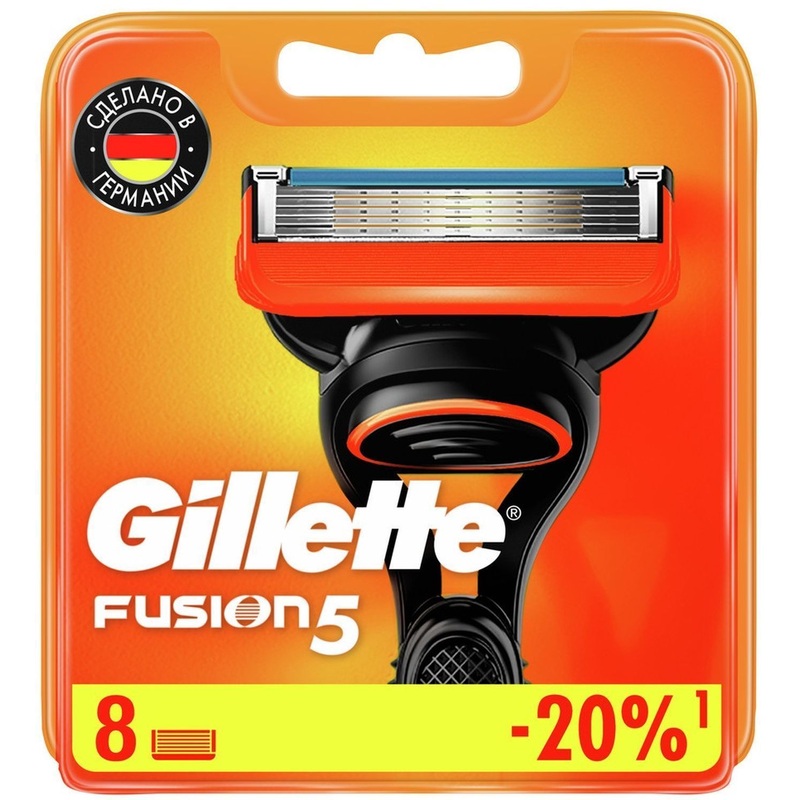 Изображение товара Сменные кассеты для бритья Gillette Fusion 5 (8 штук)
