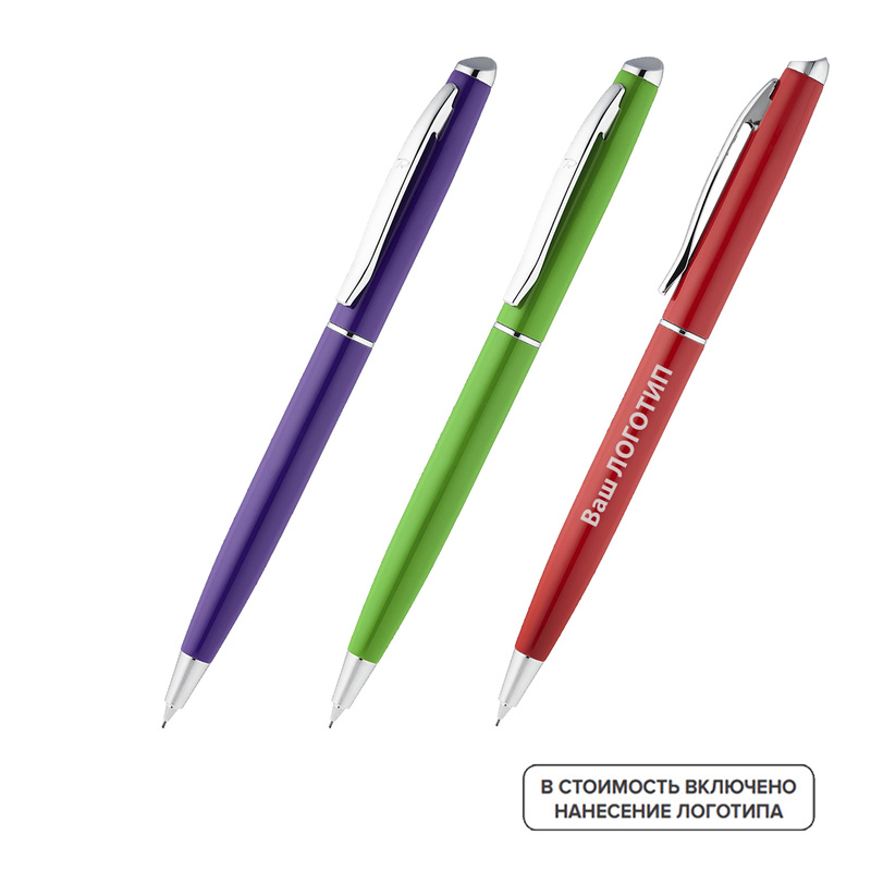 Изображение товара Механические карандаши Phrase MP с индивидуальной гравировкой, 20 штук