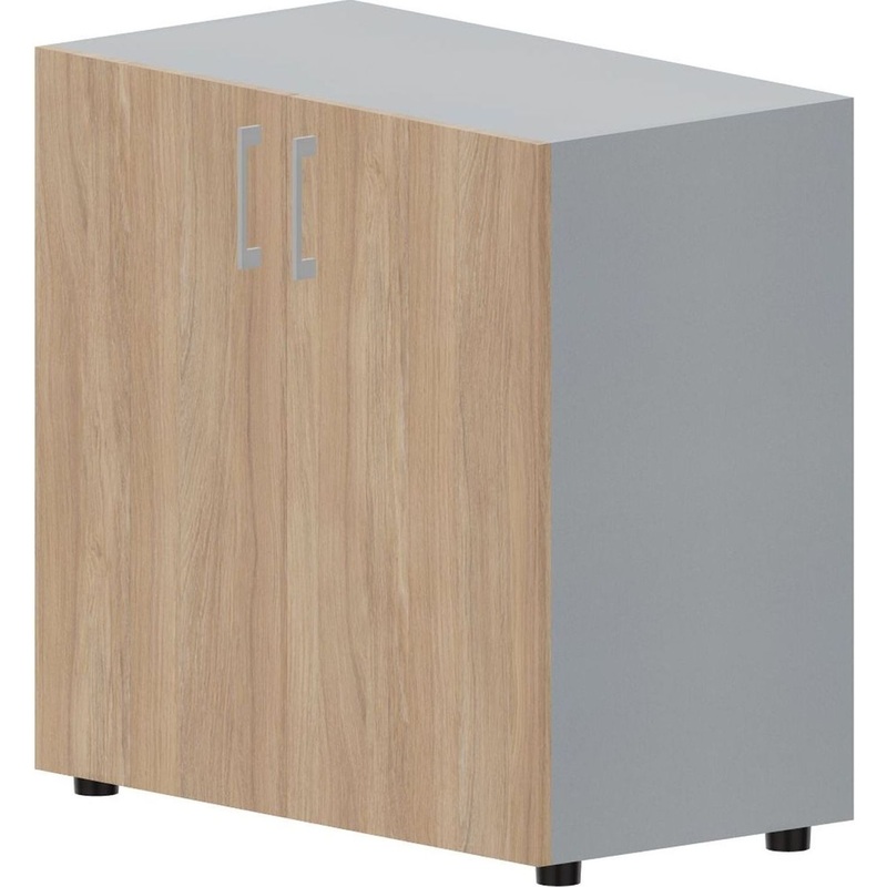 Изображение товара Шкаф для документов Mahia OMLS762TIOW дуб светлый титан 800х440х800 мм для офиса и дома