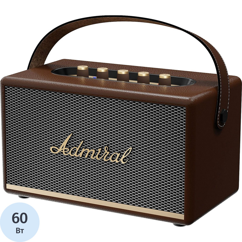 Изображение товара Акустическая система Admiral Bora коричневая Bluetooth караоке сабвуфер USB