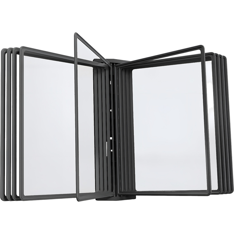 Изображение товара Демосистема настенная А4 чёрного цвета Attache (10 панелей)