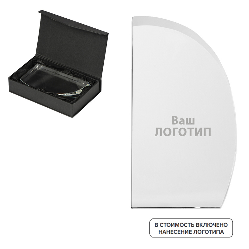 Изображение товара Награда Sail L стекло 9.6x3x18 см 10 штук с нанесением логотипа