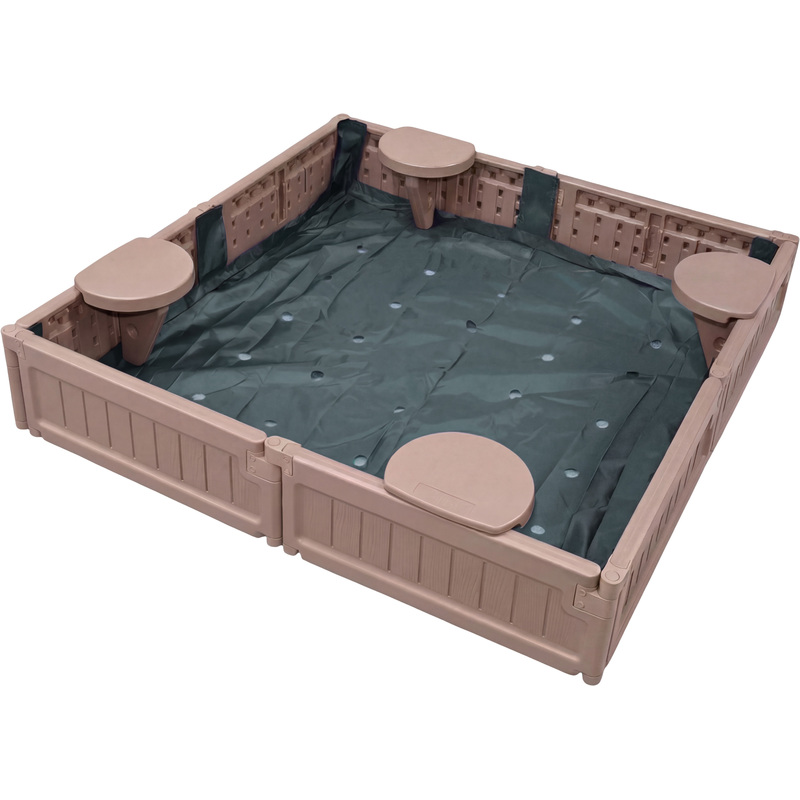 Изображение товара Комплекс игровой-песочница Unix Kids 123х123см (SDBSQUARE123BN)