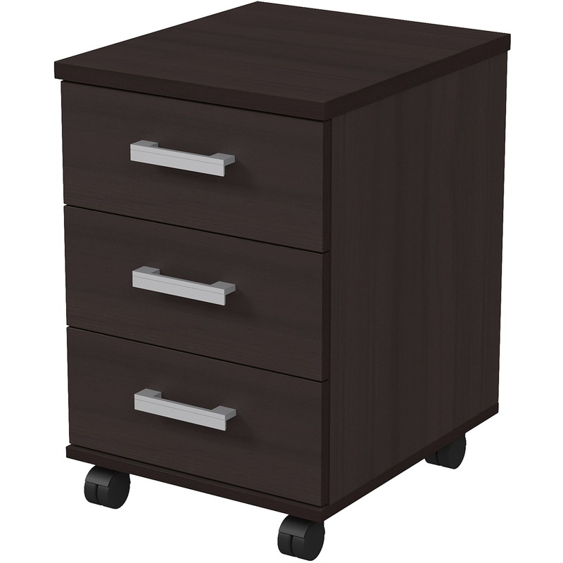 Изображение товара Тумба подкатная 2Т.004 венге 394х454х588 мм 3 ящика