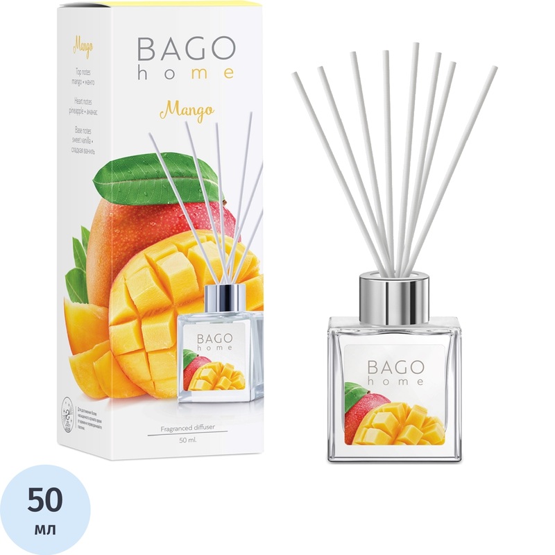 Изображение товара Аромадиффузор Bago home Манго 50 мл