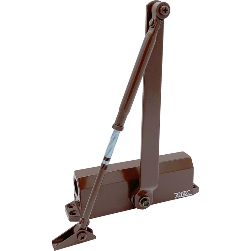 Изображение товара Доводчик дверной AccordTec ATEC-D206H-Br до 120 кг коричневый рычажной типа