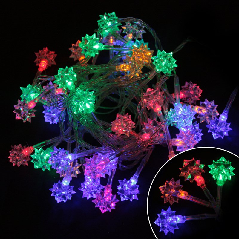 Изображение товара Гирлянда светодиодная Алмазы линия разноцветный свет 150 LED 3 м