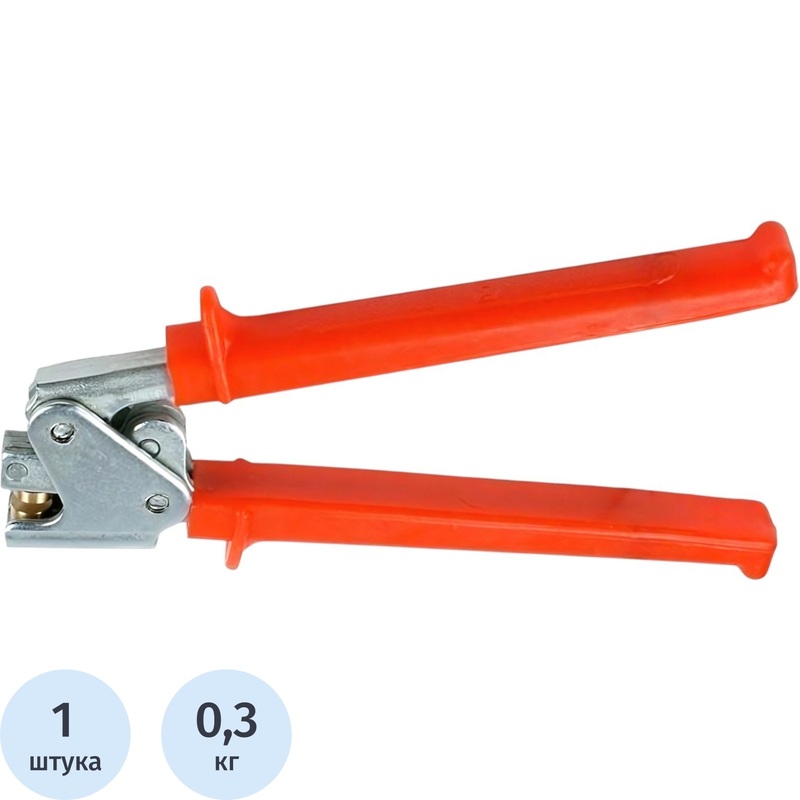 Изображение товара Пломбиратор тип 2 усиленный красный с латунной плашкой