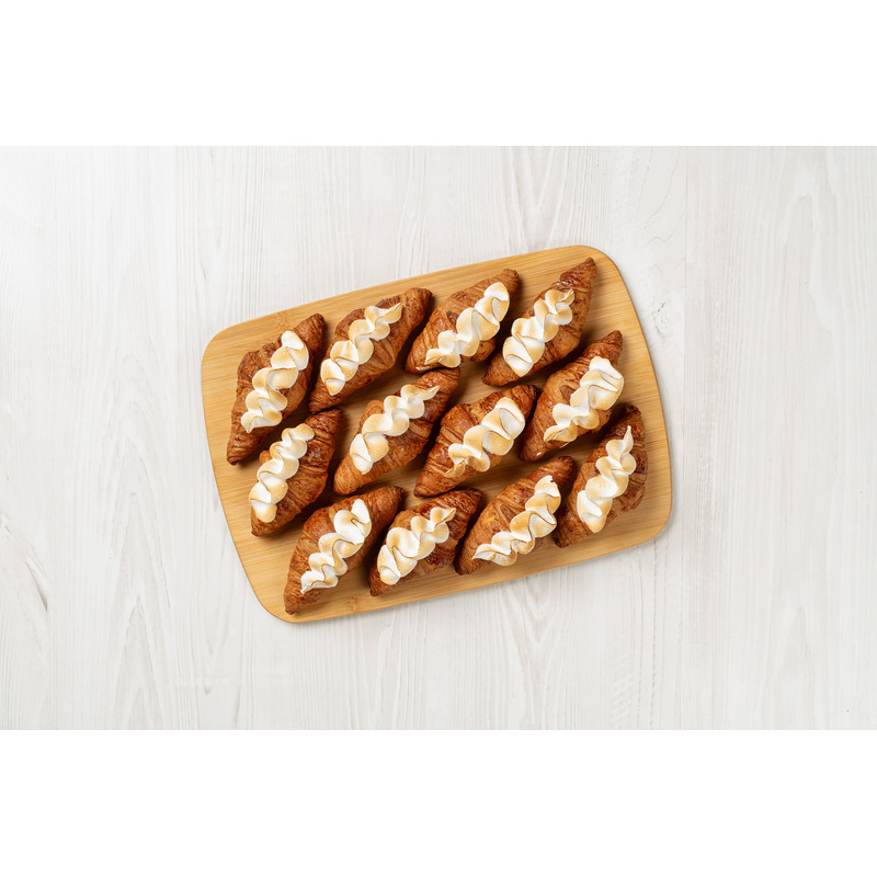 Изображение товара Фуршетный сет Круассаны с лимонным курдом и меренгой 12 штук Россия