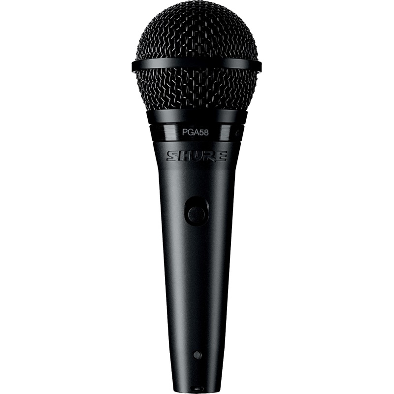 Изображение товара Микрофон Shure PGA58-XLR-E для вокала и инструментов профессиональный динамический кардиоидный