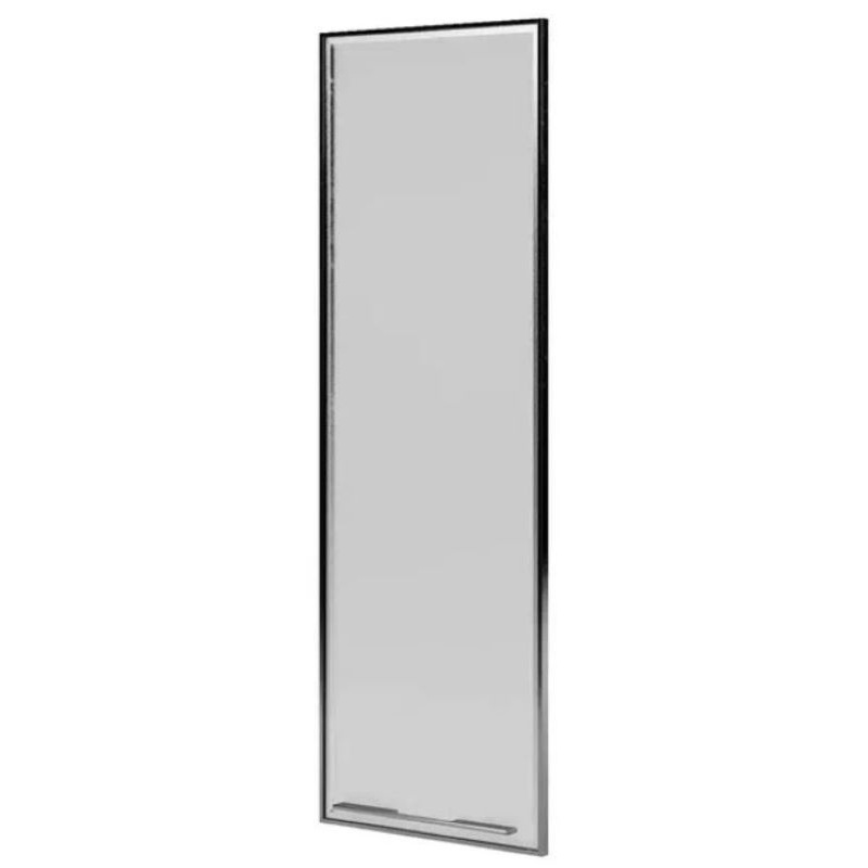 Изображение товара Стеклянная дверь для шкафа с алюминиевой рамкой 1357 мм белая EMP439SX.G