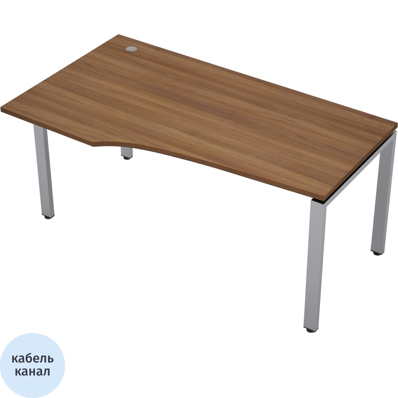 Изображение товара Эргономичный левый офисный стол Avance 6М.622 с регулируемыми опорами