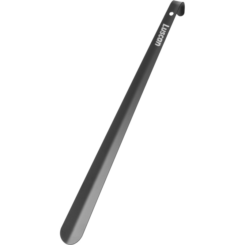 Изображение товара Ложка для обуви Luscan металлическая 50 см черная удобный аксессуар