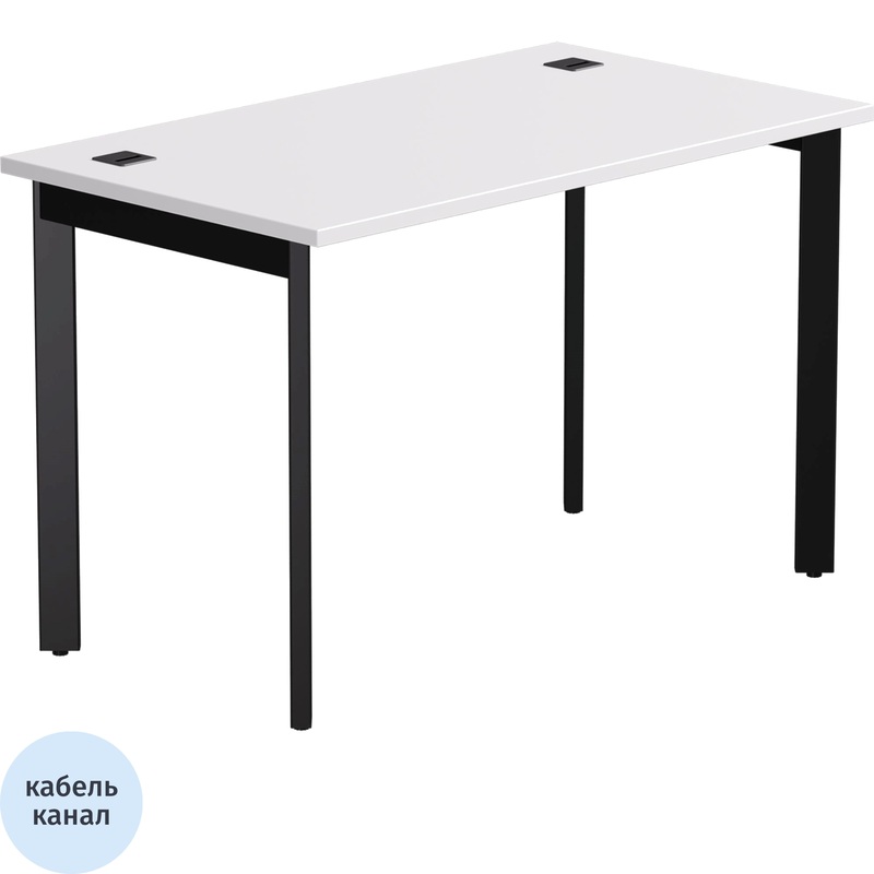 Изображение товара Стол прямой EVO 254S002W39005 белый или чёрный 1180x670x755 мм