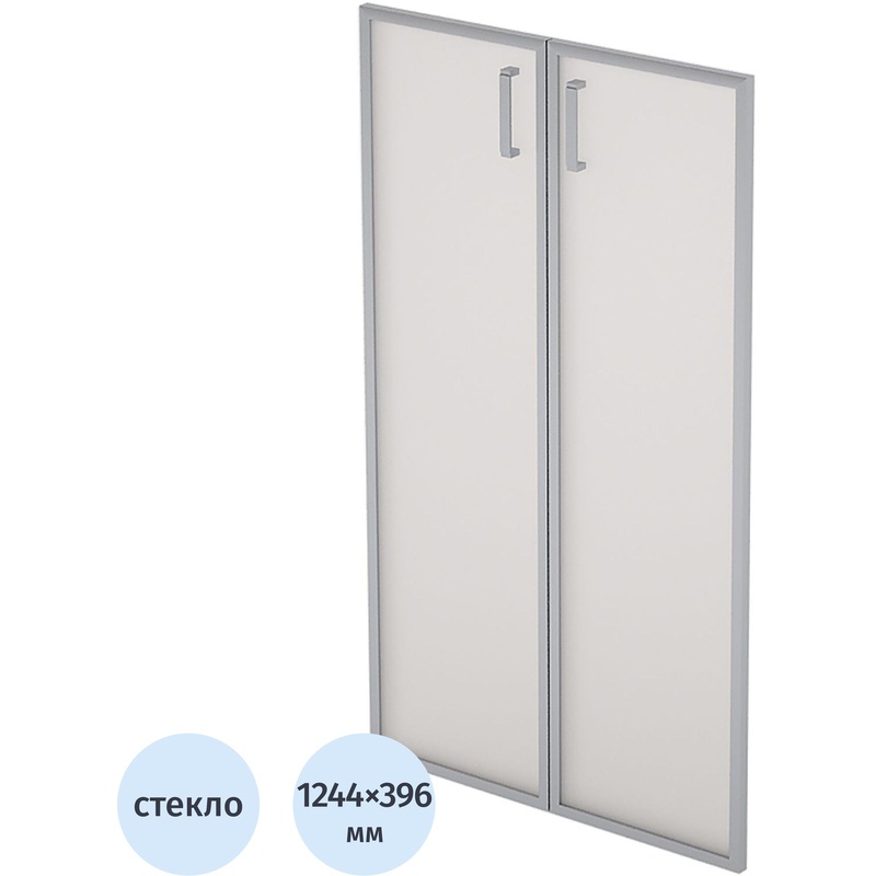 Изображение товара Двери средние Avance 6ФКС.009 стекло матовое прозрачные 396х1244 мм