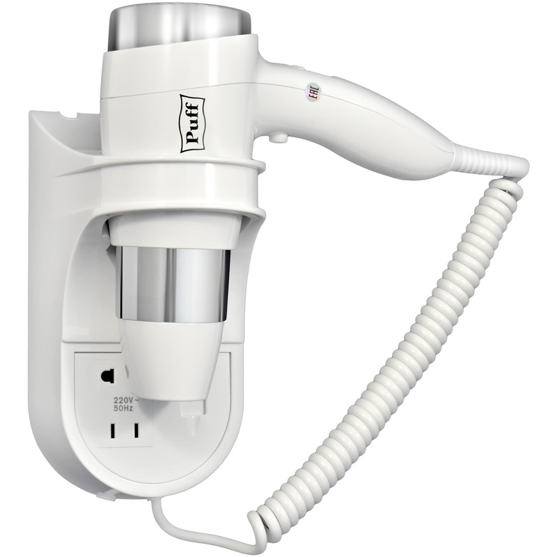 Изображение товара Фен Puff-1600B для сушки волос с регуляторами и защитной насадкой