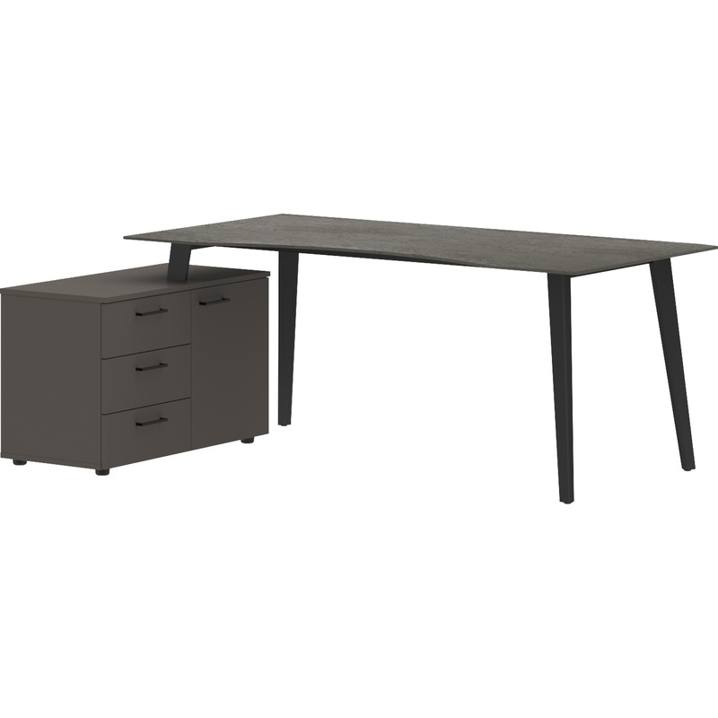 Изображение товара Стол руководителя письменный Кабинет Jay с тумбой левый