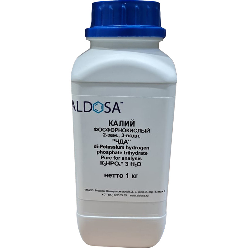 Изображение товара Калий фосфорнокислый Альдоса 2-зам ЧДА 1 кг