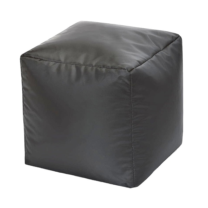 Изображение товара Пуф-мешок Точка роста серый из искусственной кожи размер 400x400x370 мм