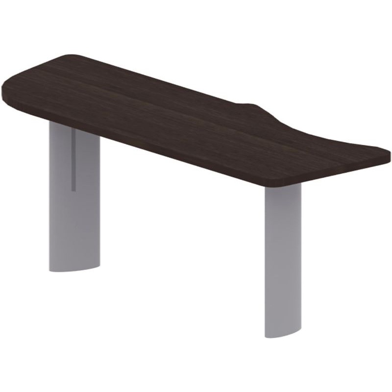 Изображение товара Офисная приставка к столам Форум ФР-2.4 левая венге/каштан 1570х540х750 мм