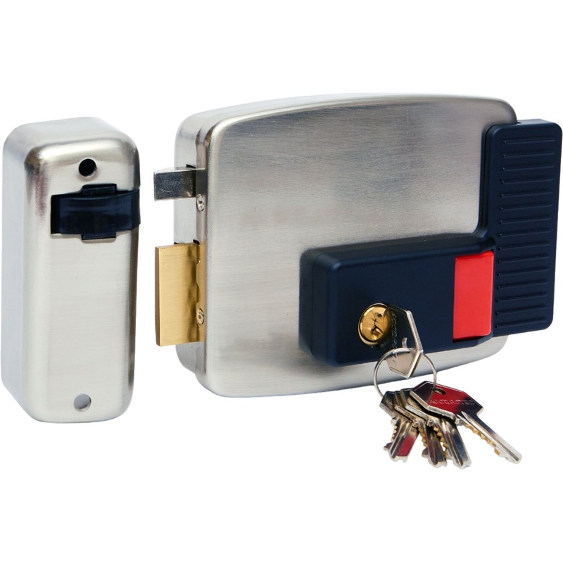 Изображение товара Электромеханический замок AccordTec AT-EL101GF.2 12 В уличный внутренний серый