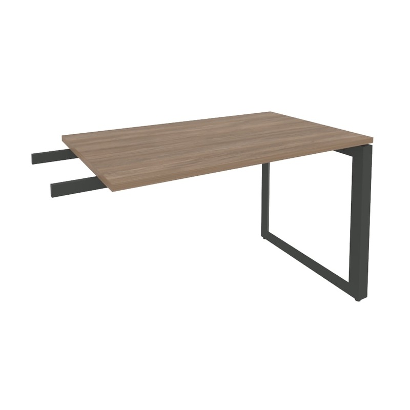 Изображение товара Брифинг-приставка к столам Onix-O O.MO-BR-11 дуб аризона антрацит сборная