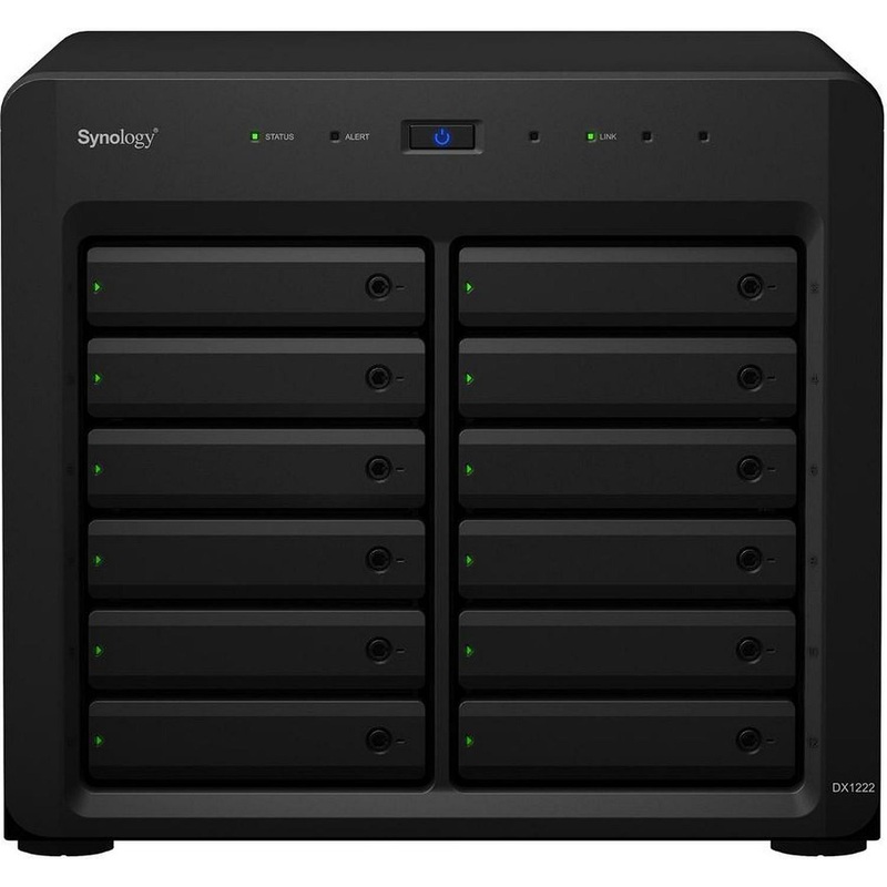 Изображение товара Сетевое хранилище Synology DX1222 расширение NAS для RAID-объектов 12 дисков