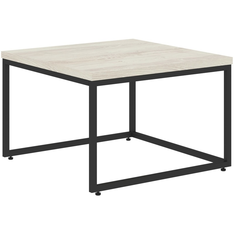 Изображение товара Стол журнальный LCT 6060 с черным металлокаркасом и ЛДСП