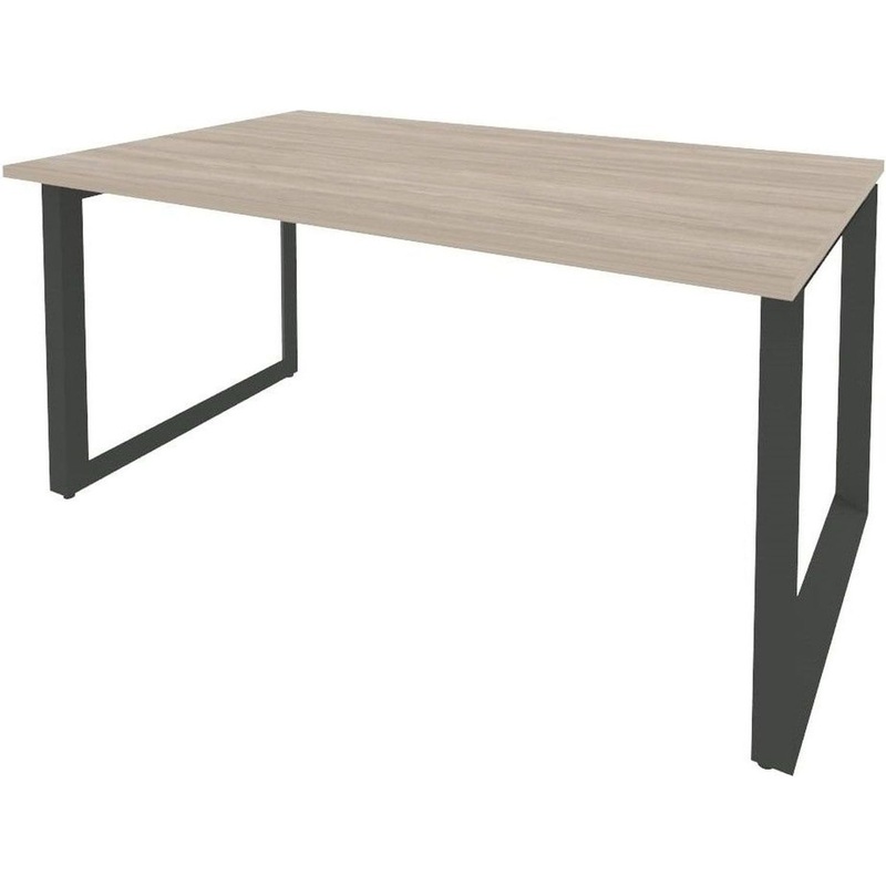 Изображение товара Стол для переговоров Onix-O O.MO-PRG-1.4 дуб аттик/антрацит 1580х980х750 мм