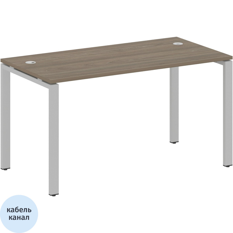 Изображение товара Стол прямой Metal System Style БП.СП-3 1400х720х750 мм офисный и домашний