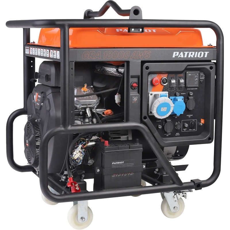 Изображение товара Генератор бензиновый Patriot GRA 18000 AWS 18 кВт резервный источник питания