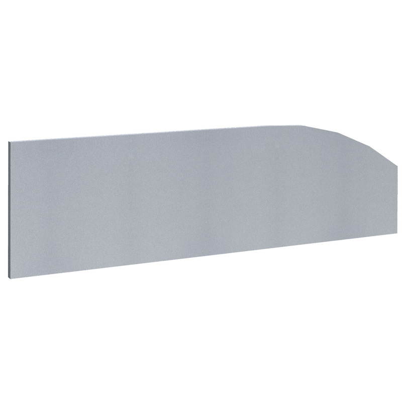 Изображение товара Экран к столу Imago с креплением фронтальный (металлик, 1600х18х450 мм)