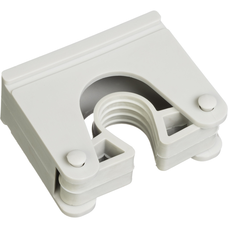 Изображение товара Зажим для щёток и рукояток NV полипропилен/резина серый (диаметр до 80 мм)