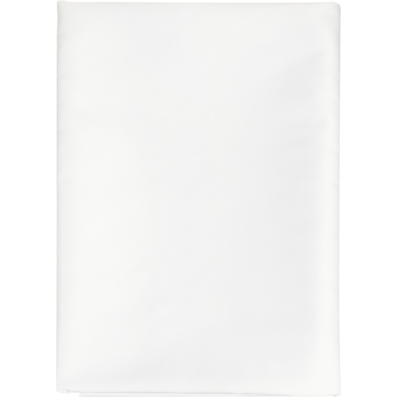 Изображение товара Квадратная скатерть Luscan 145x145 см белая из ткань журавинка с грязеотталкивающим слоем