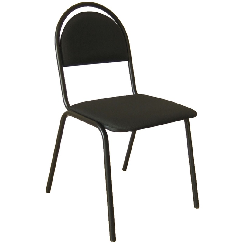 Изображение товара Офисный стул Seven с тканевой обивкой черного цвета