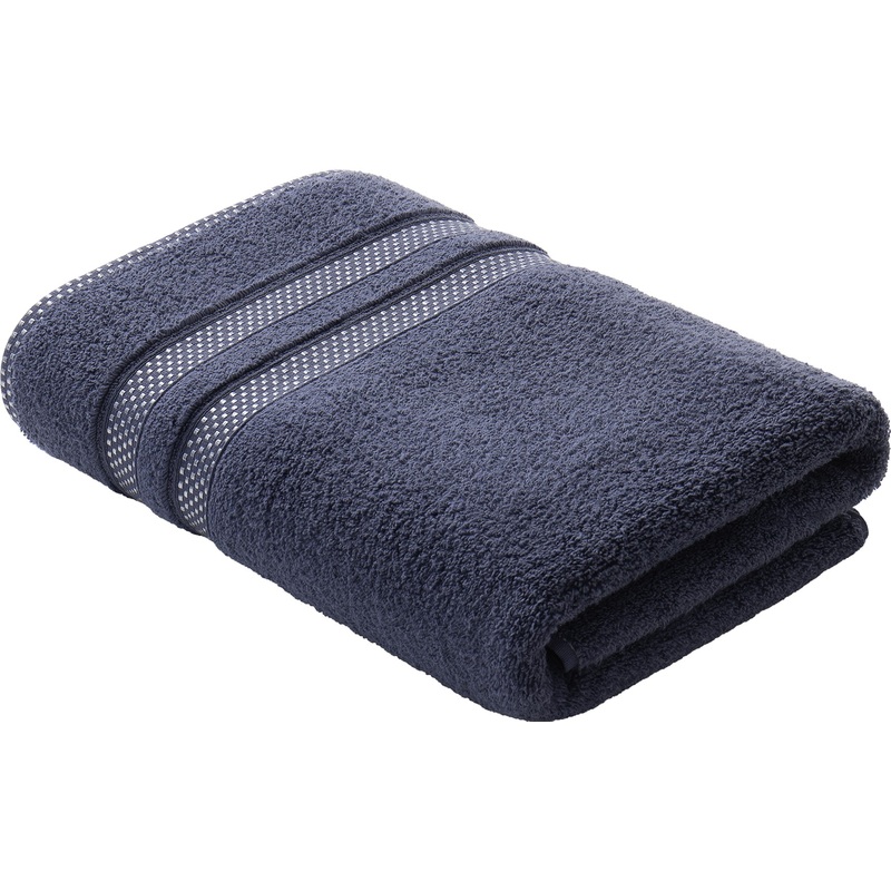 Изображение товара Махровое полотенце C H a r m e 70x140 см 460 г/м2 синее натуральное хлопковое