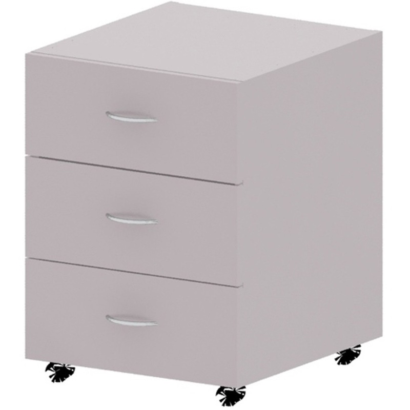 Изображение товара Тумба подкатная Simple (серый, 412х450х566 мм, 3 ящика)