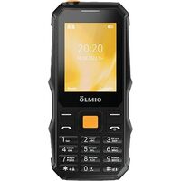 Уценка. Мобильный телефон Olmio  X04 черный/оранжевый (43989). уц_тех