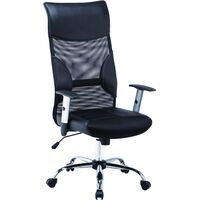 Уценка. Кресло для руководителя Easy Chair 577 TTW чёрное (искусственная   кожа/сетка/ткань, металл). уц_меб