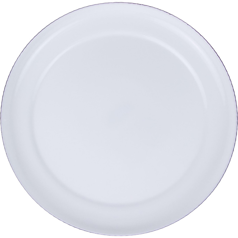 Изображение товара Тарелка Olaff Sofy Mara стеклокерамика 25 см (6 шт) белая/чёрная