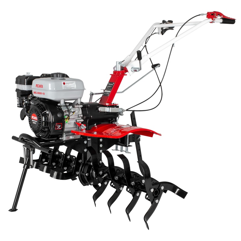 Изображение товара Культиватор бензиновый Ресанта МБ-8000-10 с мощностью 5600 Вт