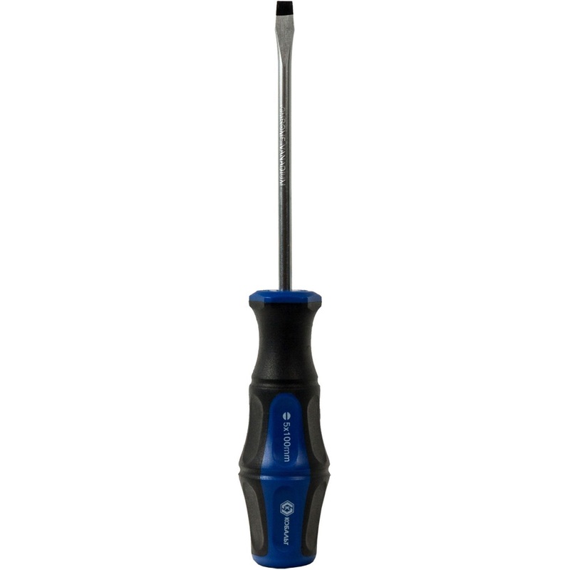 Изображение товара Отвёртка шлицевая SL5 100 мм Кобальт Ultra Grip