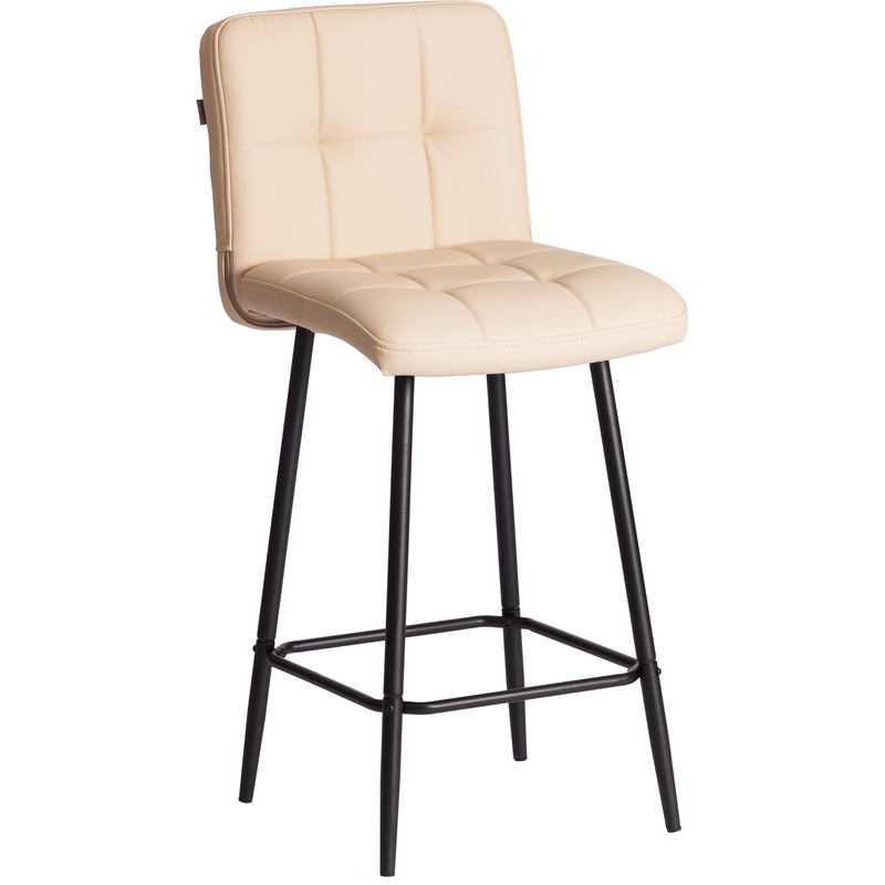 Изображение товара Полубарный стул TetChair Medeo бежевый и чёрный — комфорт и стиль для вашего интерьера